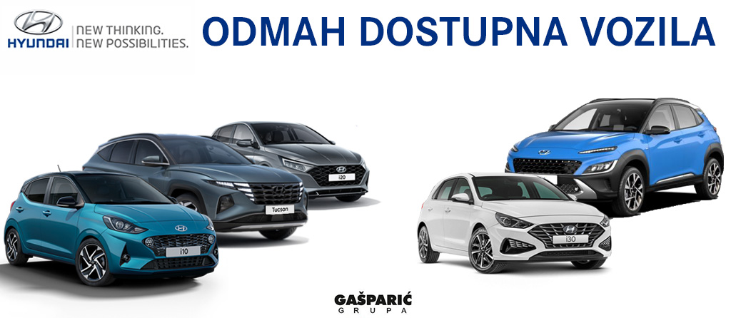 Hyundai odmah dostupna vozila